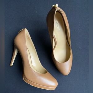 matt beige heels